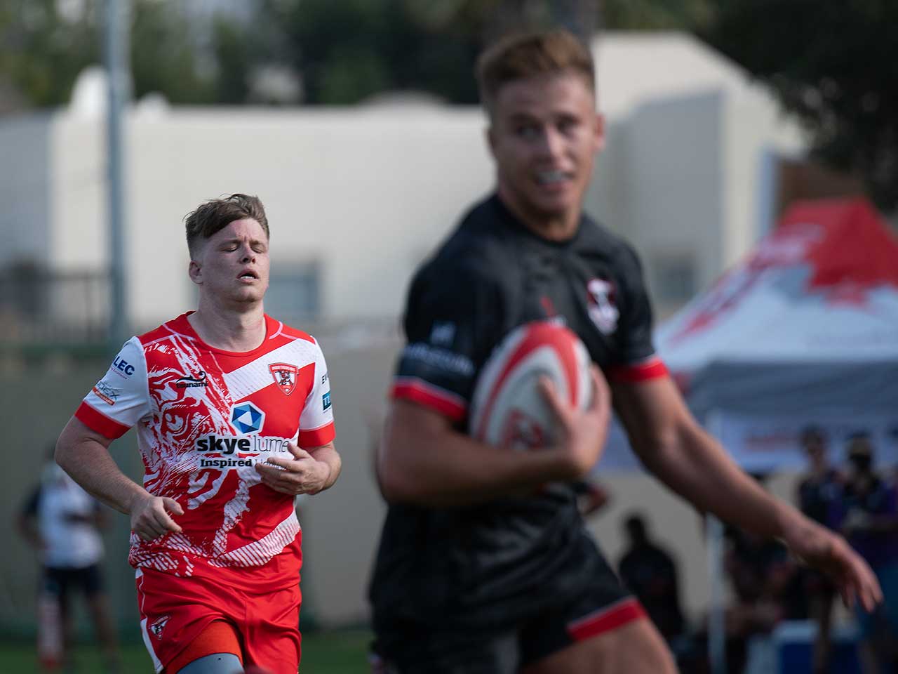 Dubai Tigers Rugby Club player gives up the chase